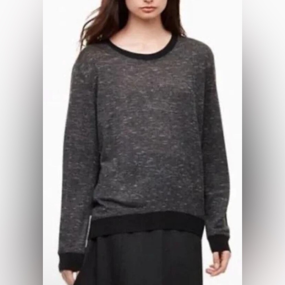 Wilfred xAritzia Berri Heathered Marbled Gray Long light knit hipster street xxs